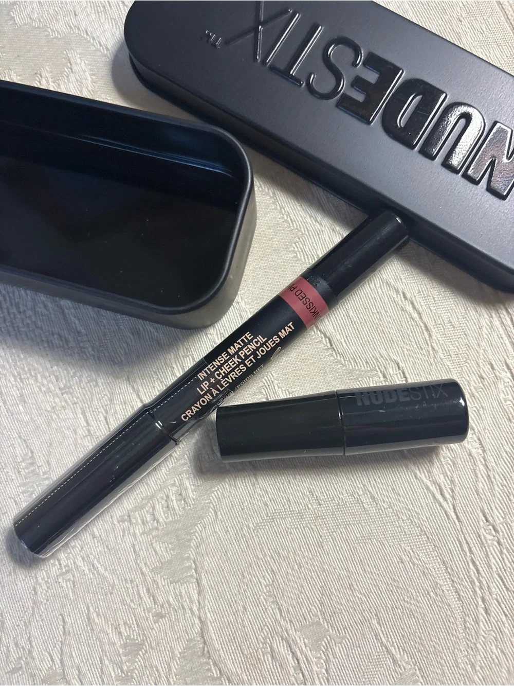 Nudestix Intense Matte Lip & Cheek Pencil Lipstick Sunkissed Pink BNIB